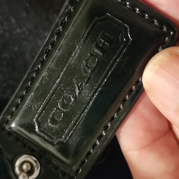 Coach NWT charcoal Passion Berry Purse Texture Feels Like Wool But Im Not Sure. - Picture 3 of 8